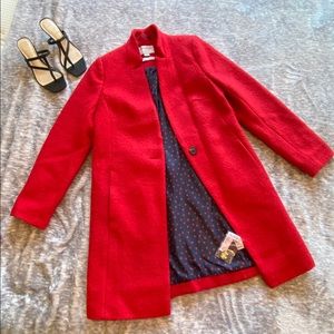 Wool blend coat
